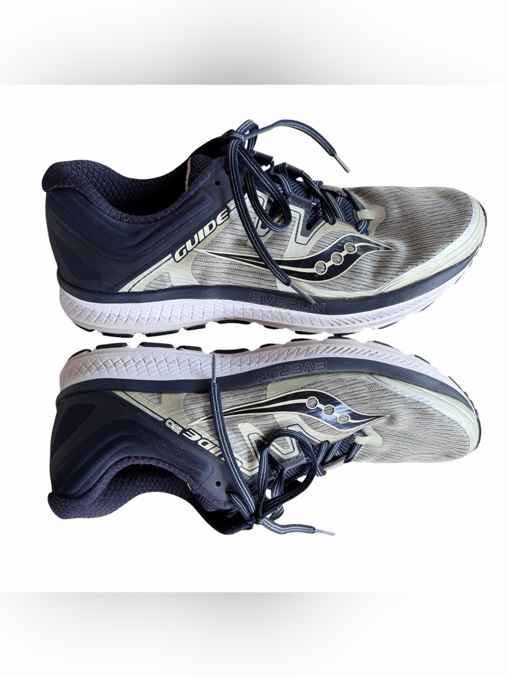 Saucony Guide ISO Mens Size 11 Gray Navy Running Shoes Sneakers S20415-1 - Picture 11 of 14
